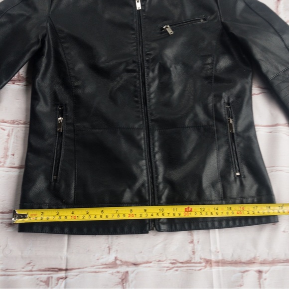 MOTO JACKET - B.S. Style Unisex Faux Leather - Picture 14 of 14